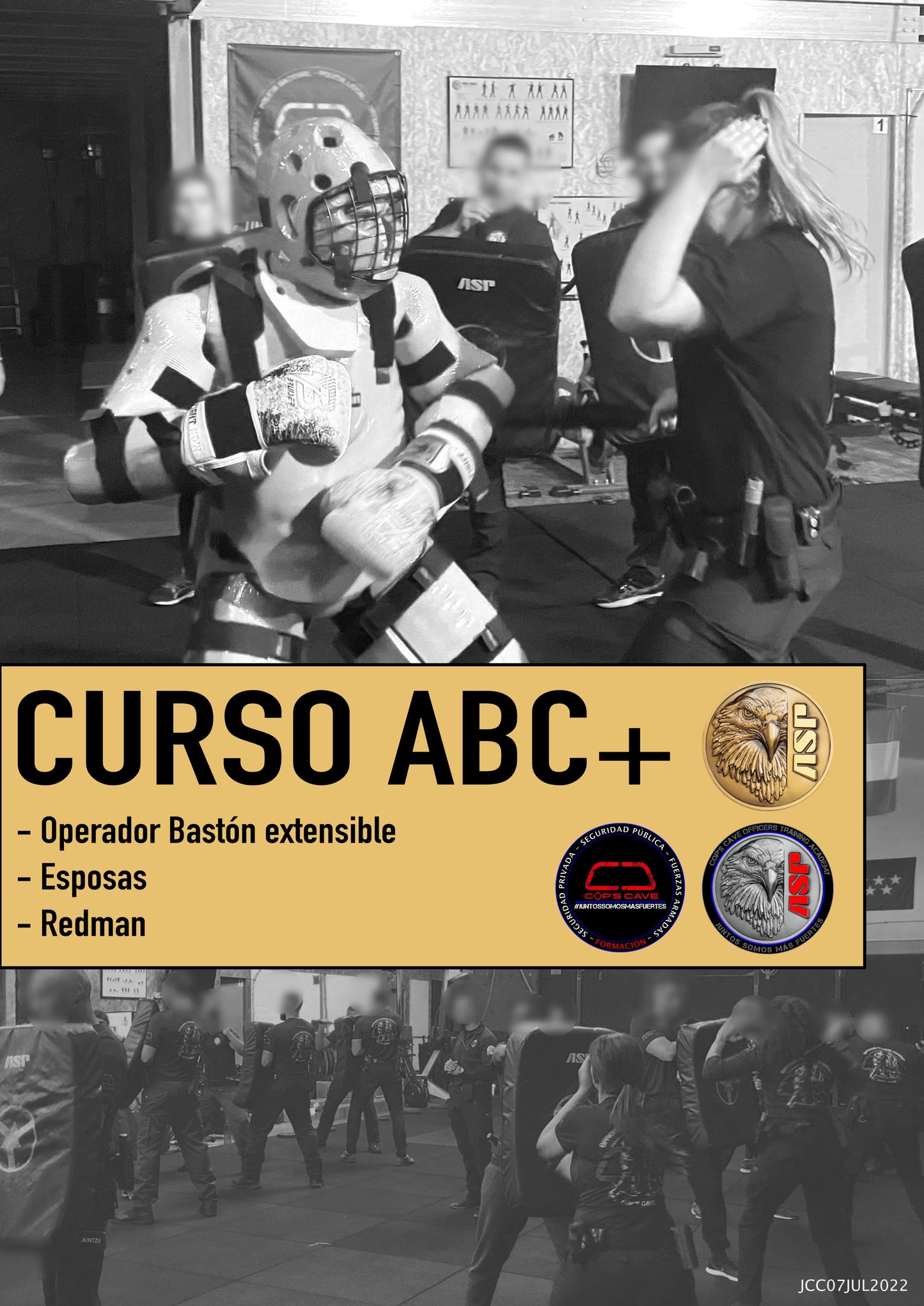 Curso ABC+ (Bastón Extensible, Esposas y RedMan)
