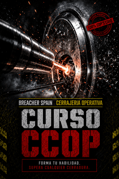 Curso Cerrajería Operativa (CCOP)  Cop's Cave - Barcelona 29.SEPT.2026