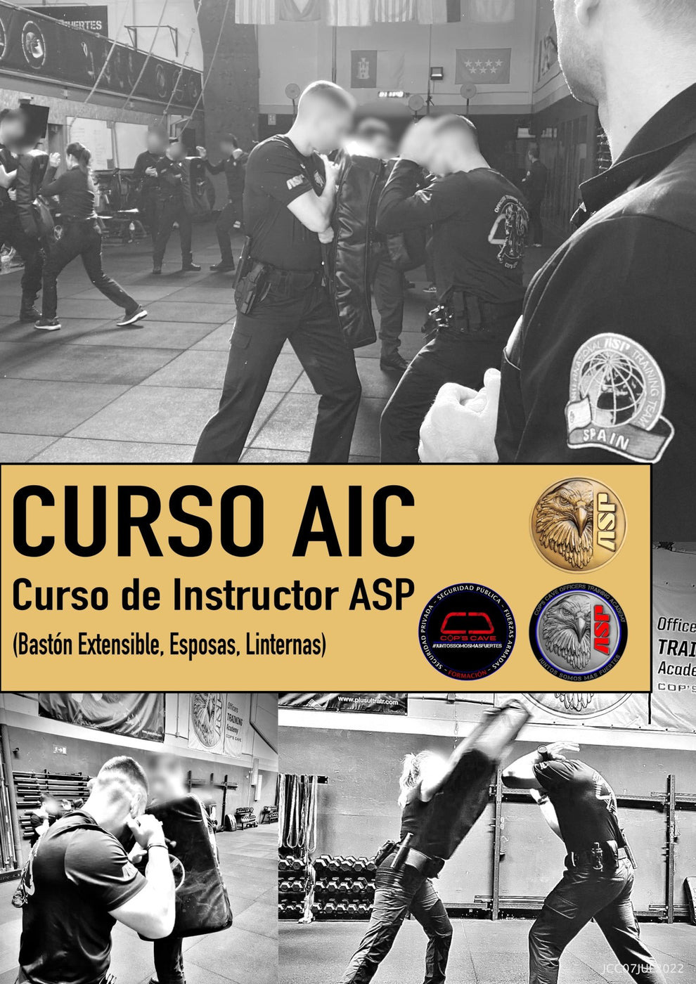 Curso Instructor ASP (AIC) (Barcelona - Cop's Cave) – COP'S CAVE FORMACIÓN