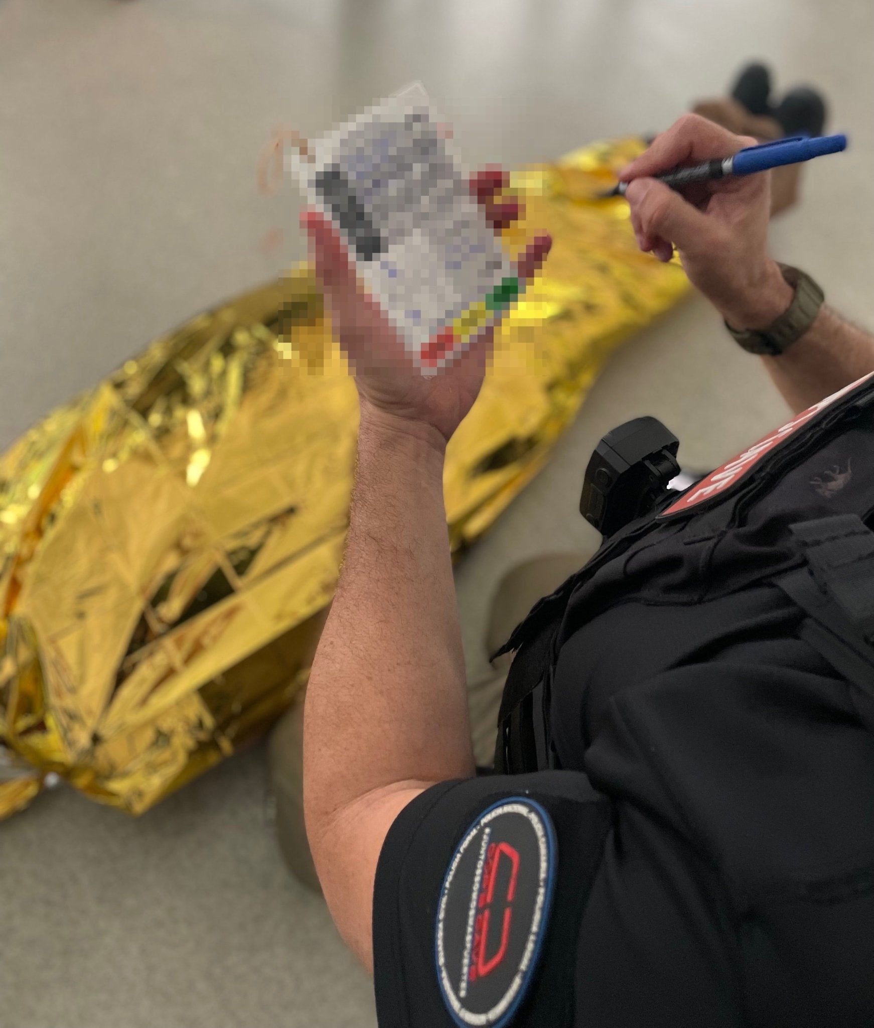 documentacion de la asistencia sanitaria tactica realizada curso PSP SPA