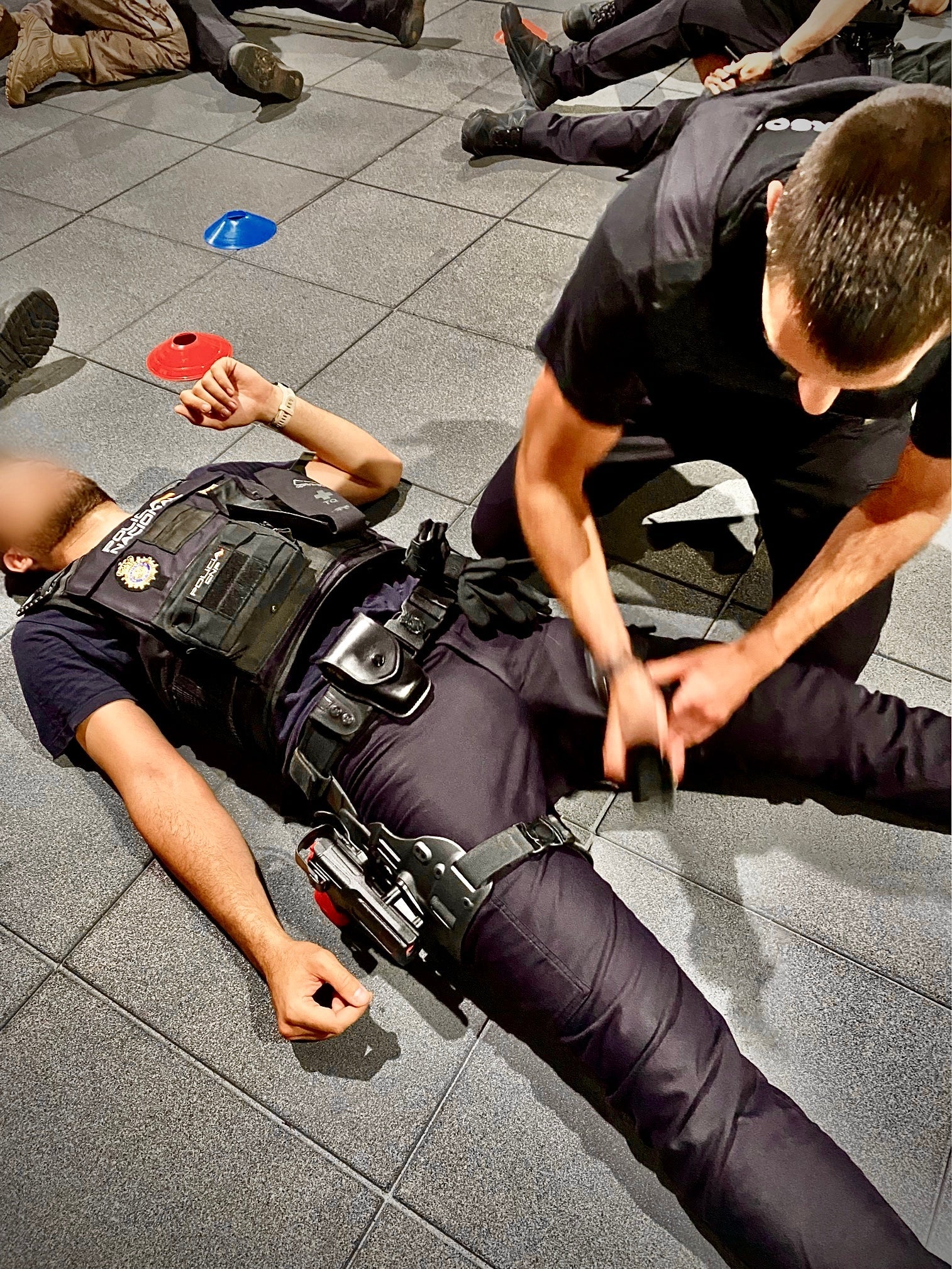 Aplicación del torniquete, sanidad primer interviniénte ASPIT