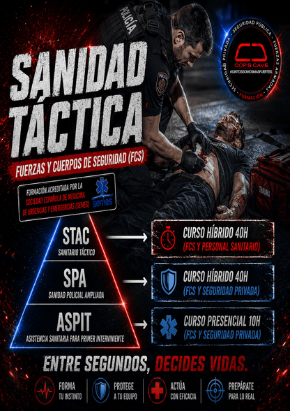 Curso Sanidad Táctica (ASPIT) 23 Noviembre 2026 (Barcelona - Cop's Cave)